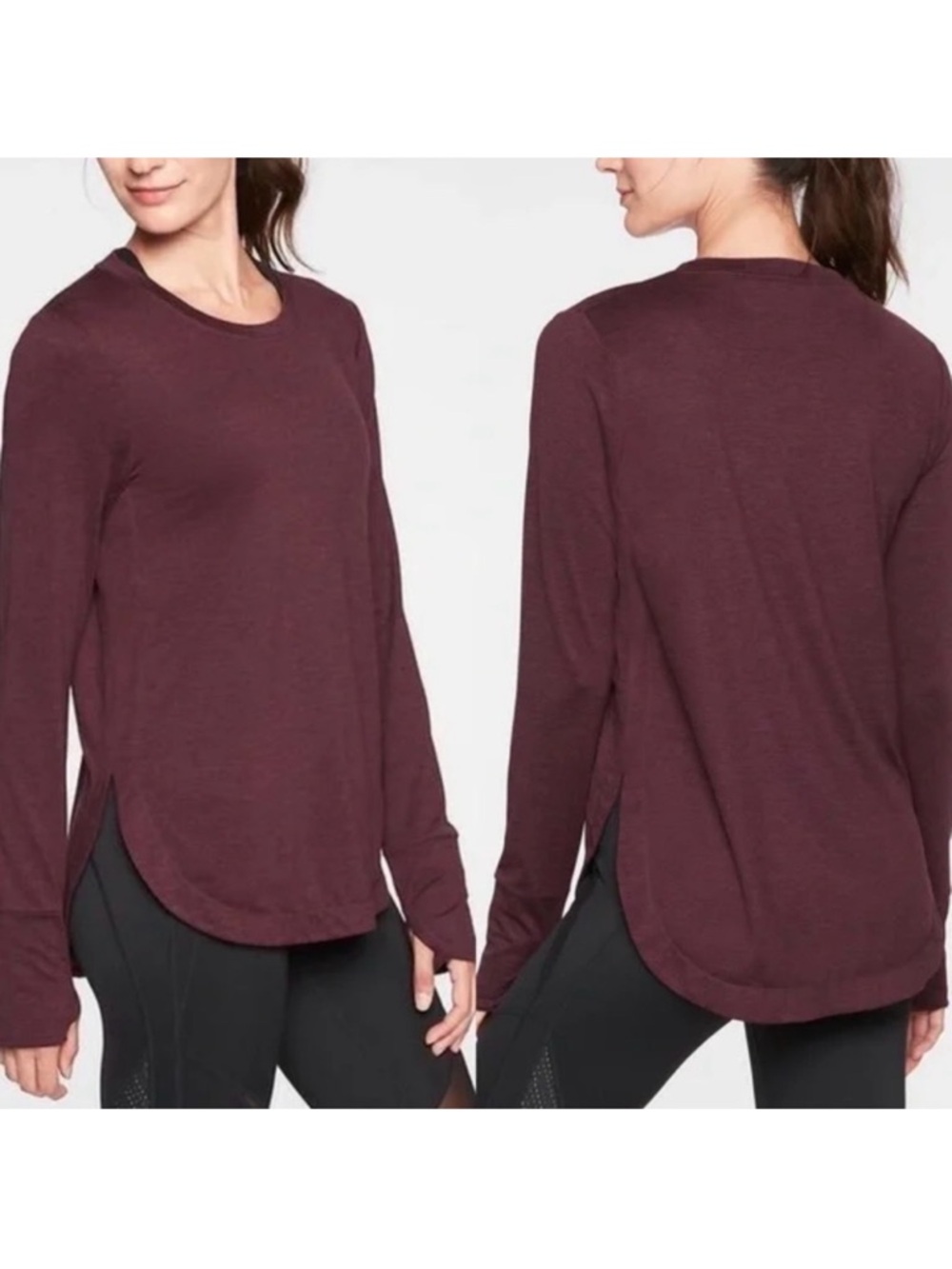 Athleta Uptempo Top in Auberge Heather